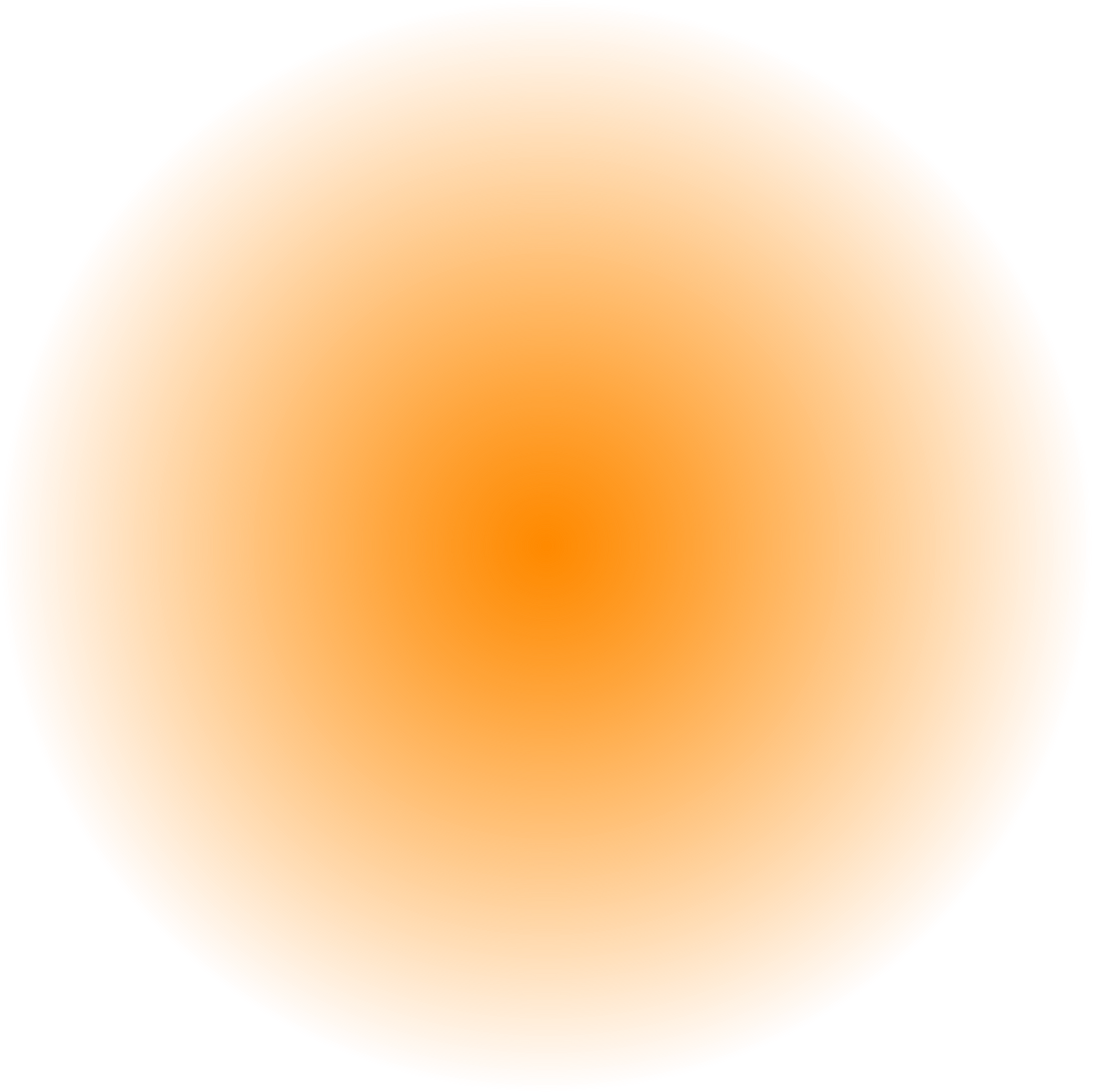 Fire transparent round gradient