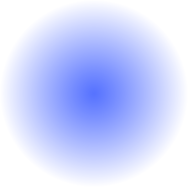 Blue transparent round gradient